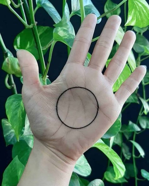 26 Tattoo, Hand Palm Tattoos, Circle Tattoo Design, Fierce Tattoo, Tattoo Spots, Saved Tattoo, Circle Tattoo, Circle Tattoos, Palm Tattoos