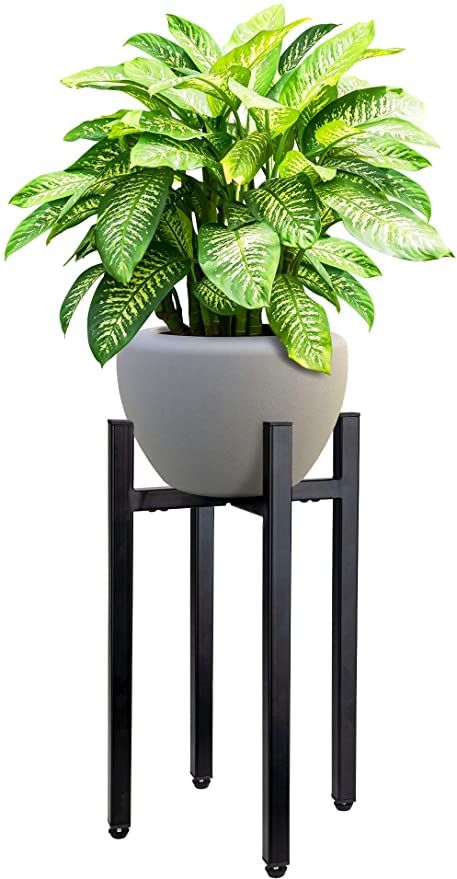 Tattoo Trees, Outdoor Metal Plant Stands, Plant Stand Outdoor, Tall Plant Stand, Plantas Interior, Mid Century Plant Stand, Mid Century Plants, Tattoo Plant, Indoor Plant Wall