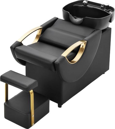 PRICES MAY VARY. Second Generation sShampoo Bed: ABS Shampoo Bowl,Solid wood frame,High-elastic sponge ,Enhanced PVC leather,UPC standard sprinklers Good Choice For Barbershop: The 35.8'' height is perfect for most hair stylists. The salon shampoo bowl and chair features a chrome nozzle with different spray settings for uniform water outlet, making it a practical choice for busy salons. Easy-to-clean surface enhances efficiency Stable & Sturdy:Double-reinforced saddle sticking avoids ripping and Hair Wash Station, Shampoo Bowls Salon, Bowl Chair, Dream Salon, Washing Station, Salon Shampoo, Shampoo Chair, Shampoo Bowl, Spa Chair