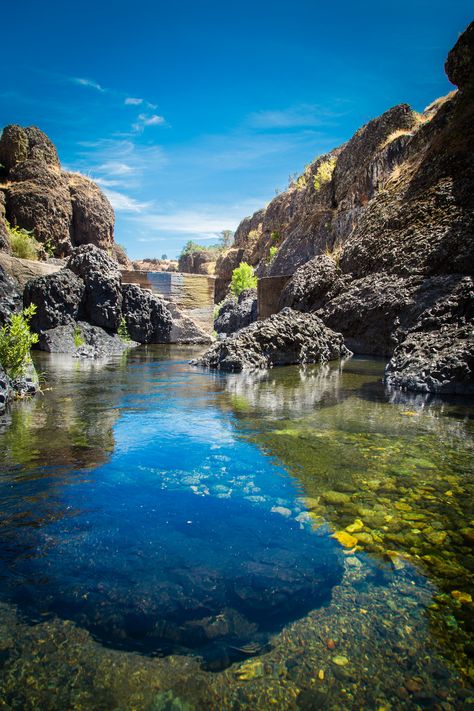 Bear Hole in Big Chico Creek | Upper Bidwell Park in Chico, CA Usa Trips, California Waterfalls, Chico State, California Pictures, Chico California, Swimming Hole, California Destinations, San Diego Travel, Los Angeles Travel