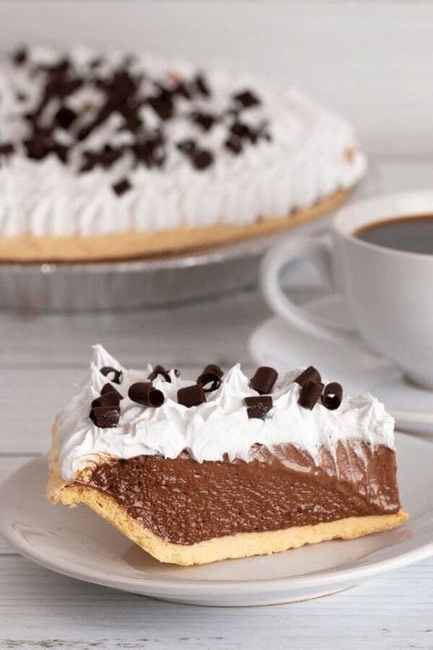 Low Carb Sugar Free Chocolate Cream Pie Healthy Chocolate Cream Pie, Low Carb Chocolate Pie, Low Sugar Pie Recipes, Sugar Free Chocolate Desserts, Sugar Free Pies For Diabetics, Sugar Free Chocolate Pie, Keto Pies, Sugar Free Pie, Sugar Free Desserts Easy