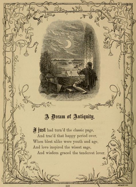 Old Storybook Pages, Poem And Drawing, Books Of Poems, Poem Page Design, Story Book Pages, Aesthetic Poems, Old Poetry, Poem Titles, Poem Art