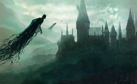 Harry Potter - Dark Times at Hogwarts | Dark times lie ahead… | Flickr Hogwarts Wallpaper Laptop, Hogwarts Dark Aesthetic, Dark Green Wallpaper Laptop, Deatheater Aesthetic, Harry Potter Dark Aesthetic, Hp Shifting, Harry Potter Pc, Slytherin Vibes, Dark Academia Aesthetic Wallpaper