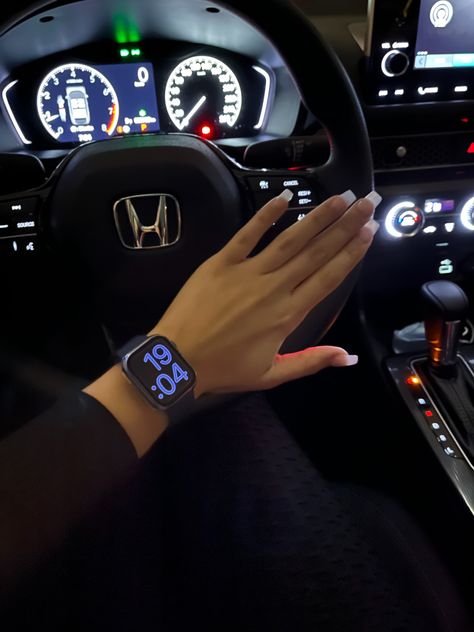 Cute Neutral Nails, Black Honda Accord, Black Honda Civic, 2022 Honda Civic, Tata Cars, Honda Civic Car, Black Honda, Civic Car, Honda Civic Sport