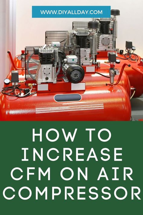 CFM measure the volume, while the PSI will measure the tank’s pressure. CFM air compressor can be done by decreasing the pressure in the tank. You shouldn’t push a tank past its capabilities or power limits or you risk damaging the compressor. A compressor with a larger CFM rating will be optimal for larger projects and jobs. The higher the CFM, the more appropriate it will be for a larger job. #houses #pressure #tank #projectdiy #regulator #aircompressor #diyallday Air Compressor Plumbing, Truck Air Compressor, Cave Diy, Air Compressor Tank, Compressor Tank, Air Compressor Filter, Air Conditioner Compressor, Compressed Air, Air Pressure