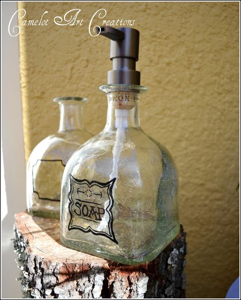 Soap Dispensers { Patron Bottles} Patron Bottles, Soap Dispenser Diy, Dispenser Diy, Patron Bottle, Patron Tequila, Tequila Bottles, Soap Dispensers, Diy Holz, Wine Bottle Crafts