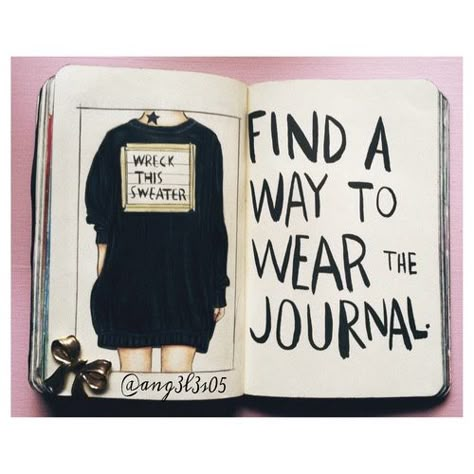 Wreak This Journal Pages, Wreck It Journal, Keri Smith, Create This Book, Wreck This Journal, Diary Ideas, Bullet Journal Art, Creative Journal, Sketchbook Journaling