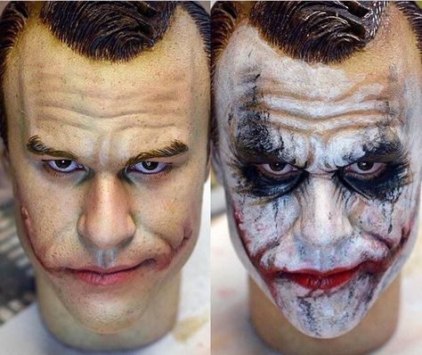 Joker ... Joker Hair, Joker And Batman, Image Joker, Joker Dark Knight, Joker Halloween, Arthur Fleck, Joker Makeup, Der Joker, Joker Heath