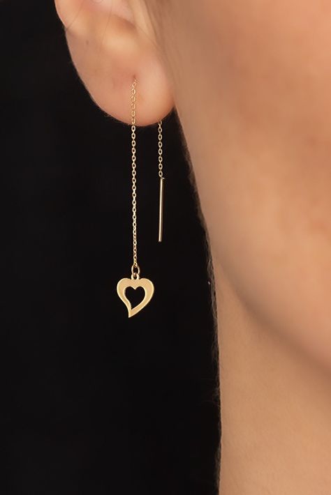 [PaidAd] * Gold Kt: 14K Solid Gold * Gold Colors: Gold, White Gold, Rose Gold * Earrings Length: 7.5 Cm Follow On Instagram - @Bayargold.Tr My Web Site - Https://Www.Bayargold.Com * Bayar Gold Is A Fine Jewelry Company. Please Do Not Hesitate To Ask Us Questions. We Are Always Here To Help You. * All Items Are Packed In The High-Quality Jewelry Box. The Gift Message Is Available. Please Let Us Know What To Write By Leaving Us A Note At Checkout. * Gift #simplegoldearringsforwomen Minimal Gold Jewelry, Picture Writing, Simple Gold Earrings, Gold Earrings For Women, What To Write, Earrings Design, Heart Chain, Gold Colors, Gold Earrings Designs