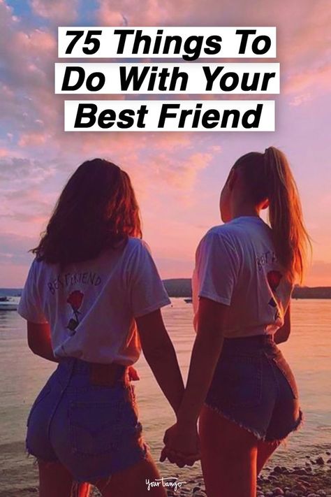 Do With Your Best Friend, Scrub Corpo, Best Friend Activities, Best Friend Day, Sleepover Things To Do, Friend Activities, Best Friend Poses, Besties Quotes, Best Friends Whenever