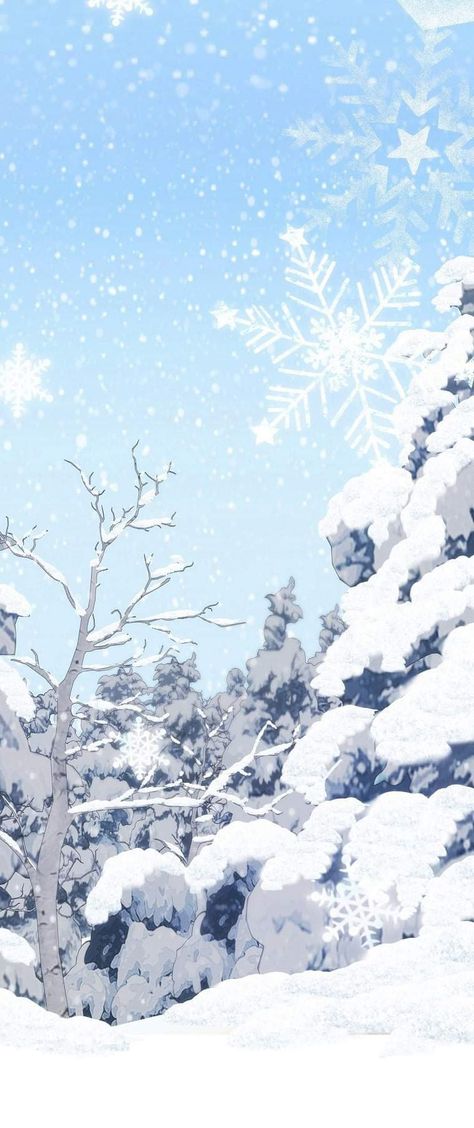 Anime Winter Background, Snowy Aesthetic, Anime Snow, Chill Wallpaper, Scenery Background, Winter Background, Winter Wallpaper, Pretty Wallpapers Backgrounds, Color Pallets