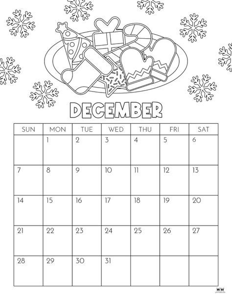 Select from 107 December 2025 calendars to stay organized during the busiest month of the year right up to the New Year! Print from home! 100% FREE! December 2024 Calendar, Calender Ideas, Printable December Calendar, Journal Kawaii, December Printable, Fillable Calendar, December Bullet Journal, Organization Planner, Retreat Ideas