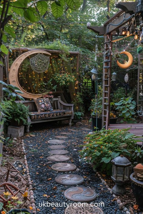 25 Enchanting Ideas for Creating a Witchy Backyard Diy Projects, Woodworking, Unique Woodworking, Online Group