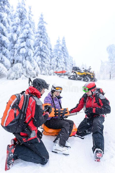 Mountain Rescue, Old Skis, Ski Patrol, Ski Helmet, Broken Arm, Sk Ii, Rescue Team, Snow Mountain, Watercolor Brushes