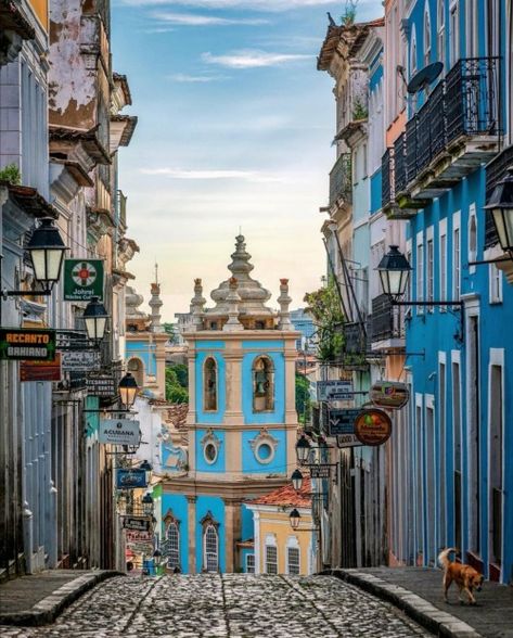 Pelourinho, Salvador / Brazil (by Carlos Dourado). - It's a beautiful world Brazil Travel Guide, Brazil Wallpaper, Brazil Cities, Salvador Brazil, Latin America Travel, Brazil Travel, South America Travel, Most Beautiful Cities, Beautiful Places To Travel