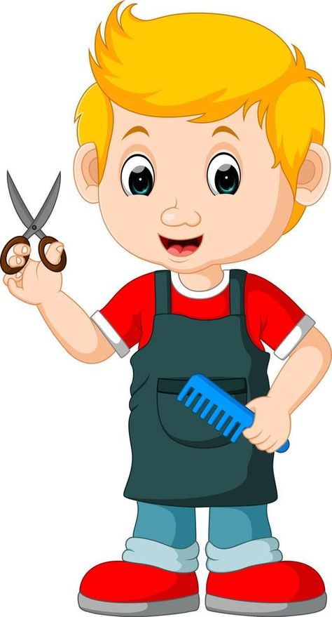 barber man cartoon Barber Drawing, Barber Cartoon, File Cover Decoration Ideas Project School, Community Helpers Clipart, Community Helpers Pictures, Community Helpers For Kids, Barber Pictures, Community Helpers Preschool Crafts, Sequencing Activities Kindergarten