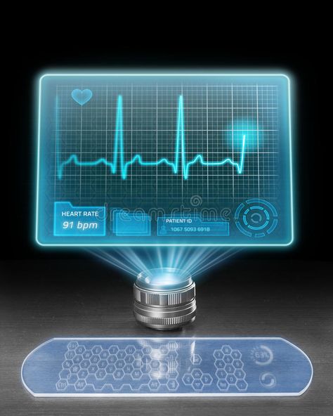 Futuristic medical computer. Futuristic computer with holographic screen display #Sponsored , #ad, #Affiliate, #medical, #display, #screen, #Futuristic Sci Fi Computer, Hologram Screen, Future Computer, Futuristic Computer, Techno Gadgets, Future Technology Concept, New Technology Gadgets, Future Tech, Futuristic City