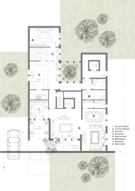 Architectural Floor Plans Drawing, Architectural Floor Plan Presentation, Floor Plan Representation, Floor Plans Architecture Presentation, Architecture Floor Plans Graphics, Architectural Floor Plans Presentation, Autocad Interior Design, Japandi Floor Plan, Plans Architecture Presentation