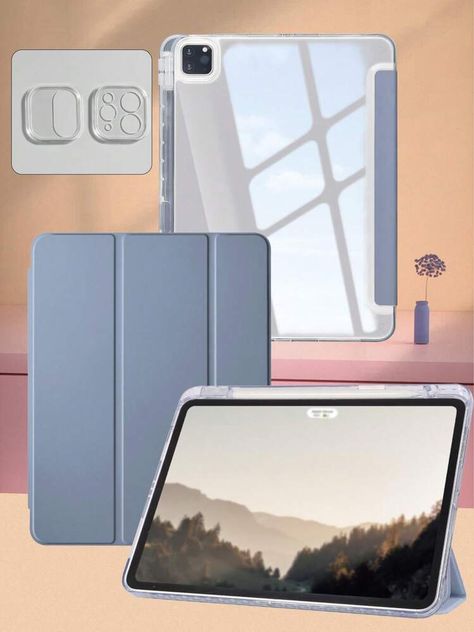 Free Returns ✓ Free Shipping✓. One Lavender Built-In Pen Slot High-Transparency Acrylic Backplate Adjustable Stand Sleep/Wake Function Simple Casual Business Folding Tablet Protective Case Compatible With IPad Mini 6/9.7/10.2/10.5/Air 4/Air 5/10th/10.9/Pro 11 Inch/Air 11 (M2)/Air 13 (M2)/Pro 11 (M4)/Pro 13 (M4) 2024 12.9 Inch Models. Different Models May Have Different Hole Positions And Pen Slot Locations. The Casing Comes In Two Different Patterns, Randomly Selected.- Basic Pad Cases at SHEIN. Ipad Mini 6, Ipad Models, Ipad Air, Stylus, Ipad Pro, Ipad Mini, Fashion Online Shop, Protective Cases, Cell Phone Accessories