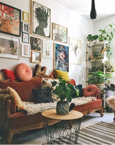 Bold Interior, Ideal House, Deco Studio, House Deco, Eclectic Living Room, Design Room, Living Room Decor Apartment, Boho Living Room, A Living Room