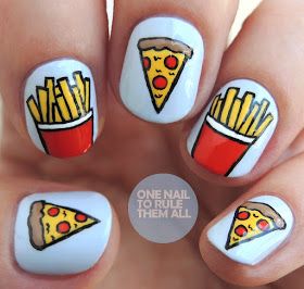 Food Nail Art, Food Nails, Kutek Disney, Nail Quotes, Blue Peter, Nail Drawing, Nail Room, Cute Nail Art Designs, Nail Art Designs Videos