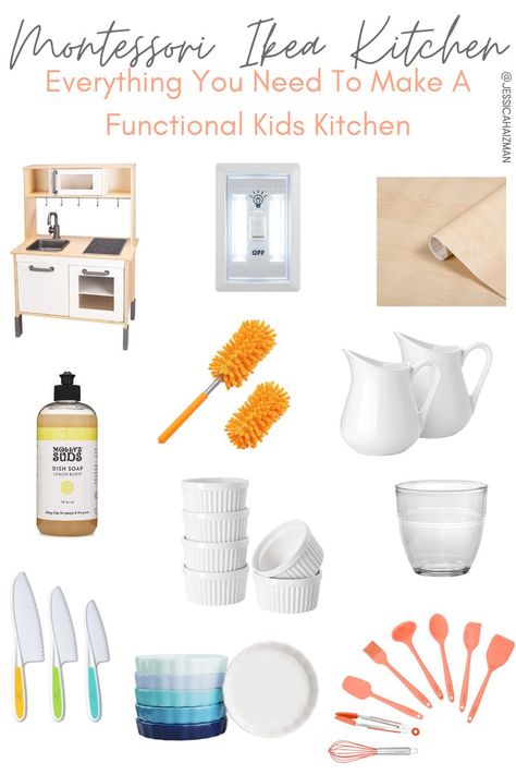 Ikea Play Kitchen Hack Montessori, Montessori Ikea Kitchen, Ikea Toddler Kitchen, Ikea Kitchen Kids, Montessori Kitchen Station, Ikea Montessori Hacks, Ikea Kitchen Hack, Play Kitchen Hack, Kitchen Montessori