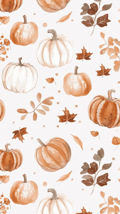 cute fall wallpaper: brown lives and pumpkins Wallpaper Iphone Autumn Fall, Aesthetic Autumn Pics, Fall Wallpaper Pastel, Fall Time Wallpaper Iphone, Cute Fall Astetic Wallpapers, Aesthetic Wallpaper Autumn Vintage, Fall Screensavers Wallpapers Autumn, Fall Halloween Background, Cute Fall Ipad Wallpaper