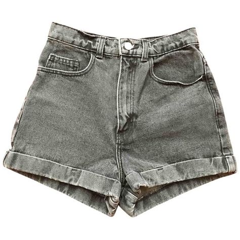 Grey Denim Jeans Shorts AMERICAN APPAREL (160 BRL) ❤ liked on Polyvore featuring shorts, bottoms, pants, clothing - shorts, american apparel, gray shorts, american apparel shorts and grey shorts 80s Closet, Shorts Png, Grey Shorts Outfit, Grey Jeans Outfit, Grey Denim Shorts, 80s Shorts, Jean Short Outfits, American Apparel Shorts, Denim Shorts Outfit