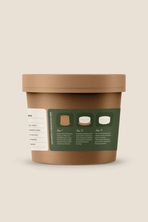 Packaging design for Casa Planta, a vegan cheese brand based in Panama Vegan Packaging Design, Hummus Packaging, Cheese Branding, Vegan Branding, Vegan Packaging, Brownie Packaging, Yogurt Packaging, Takeaway Packaging, Cheese Packaging