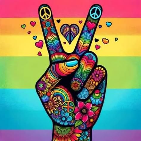 Pictures For Embroidery, Peace Sign Wallpaper, Hippie Family, Sixties Party, Peace Sign Art Hippie, Signs Wallpaper, Sign Wallpaper, Dye Wallpaper, Hippie Christmas