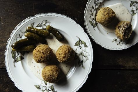 Quintessential Southern: Fried Boudin Balls Chipotle Pepper Sauce, Boudin Balls, Crab Cake Recipes, Creole Mustard, Prepared Horseradish, Southern Food, Cookery Books, Boneless Pork, Southern Cooking