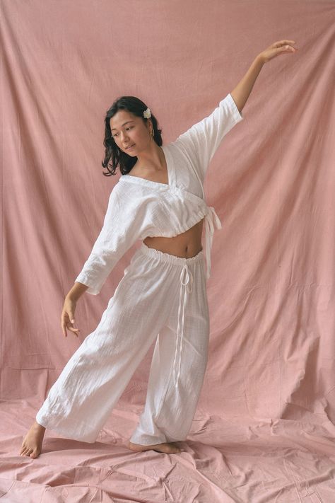 Flowy Pants Outfit Aesthetic, Indigo Luna, Loose Cotton Pants, Yoga Flare Pants, Yogi Lifestyle, Sustainable Womens Clothing, Cord Trousers, Snow Dress, One Piece Clothing