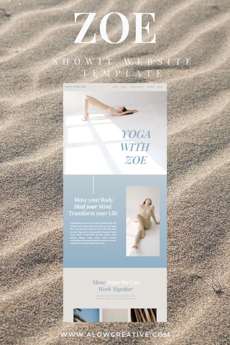 The Zoe Showit Website Template was designed for Yoga teachers or Yoga Studios. It offers a high level of versatility, allowing customization to cater to any class or services offered. With its comprehensive services page, it provides all the necessary details to captivate your ideal clients and make them fall in love with your offerings. Additionally, it features an event or retreat page. ... less Yoga Teacher Website, Retreat Website, Yoga Website Design, Yoga Website, Services Page, Showit Website Template, Yoga Studios, Wellness Industry, Showit Website