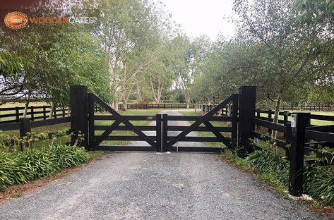 Driveway Gates - NZ's Biggest Range - Fencing & Gates | Auckland Northland Waikato | Custom | Automatic New Zealand Countryside, Farm Fence Gate, Farm Gates Entrance, Automatic Gates Driveways, Farm Landscaping, Driveway Entrance Landscaping, Farm Entrance, Ranch Gates, Gate Entrance