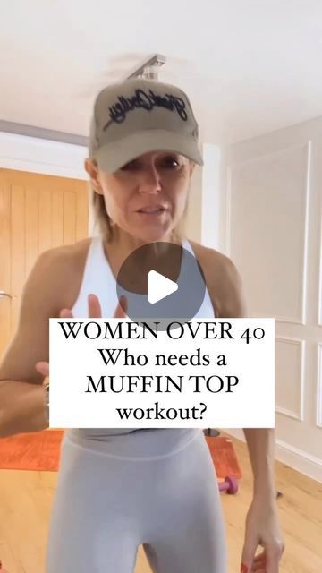 Cara Metz on Instagram: "MUFFIN TOP WORKOUT  1. 50 secs Side Bends 2. 50 secs Side crunches 3. 50 secs Around the head 4. 25 secs each side, leg lift crunch 5. 50 secs Over head reaches Repeat all 3 times  Visit my app Cara Fitness for the real time workout. You will find lots of MUFFIN TOP workouts for you to choose from 👍🏼  What workouts would you like me to do for you??  #muffintop #muffintopworkout #womenover40 #over40fitness #menopause #perimenopause #menopausefitness #perimenopauseweightloss" Over 50 Ab Workout, Exercise For Muffin Top, Fitness After 40, Muffin Top Exercises At Home, Muffin Top Workouts, Muffin Top Diet, Hide Muffin Top, Standing Up Ab Workout, Lady Exercise