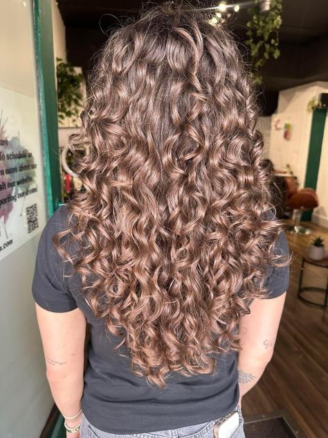 U Shape Haircut Curly Hair, 2c Hair Layers, 3 A Curls, Long 2c Curly Hair, Long 3a Curly Hair, Curly Hair With Long Layers, Curly Hair Layers Long, 3a Hair Type, 3a Haircut