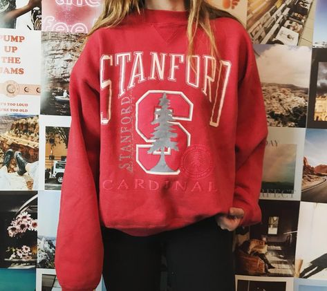 made with thrift on Instagram: “SOLD • stanford crew • size: L • $25” Supernatural, Sweatshirts, Supernatural Dr, College Closet, University Outfit, Stanford University, Sweatshirts Women, Outfit Ideas, Graphic Sweatshirt