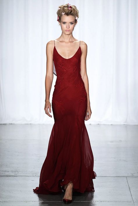 Formal Dresses, Zac Posen, Walking, Long Red Dress, Long Red, Red Formal Dress, Red Dress, A Woman, Red