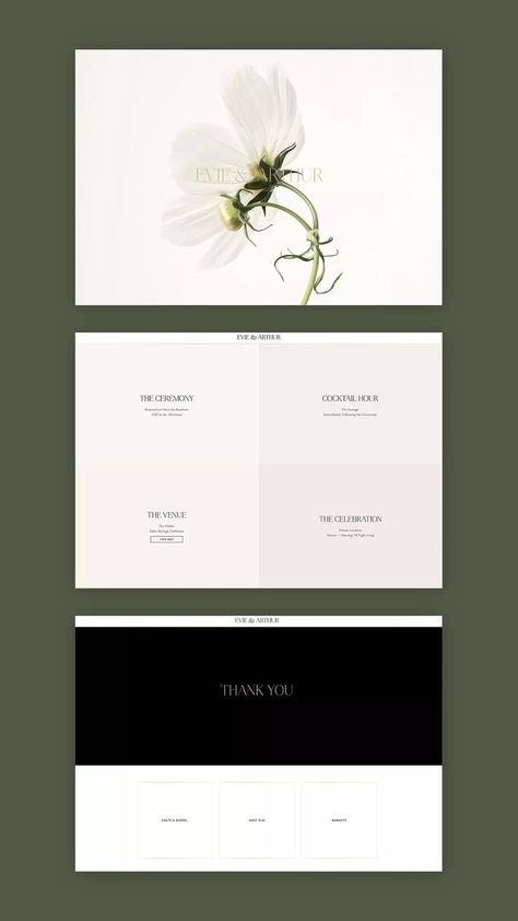 Modern Wedding Website Design, Web Wedding Invitation Website Designs, Online Wedding Invite, Canva Wedding Website, Wedding Invite Website Design, Website Wedding Design, Wedding Website Design Templates, Wedding Website Aesthetic, Wedding Site Design