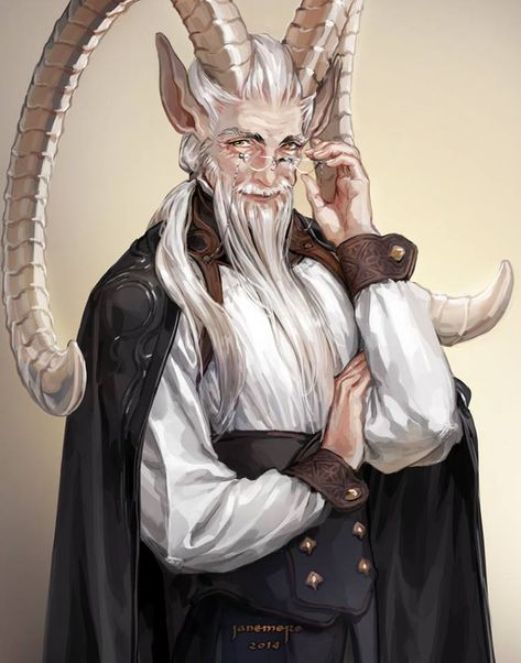 Libra Sheep/Goat Personality:  It’s hard for the Libra Sheep Goat to decide whether or not you’re good at making decisions, which, in a way, says it all right there about that particular aspect of your personality.    Image source: jane mere/Deviant Art/Goat Sage/2014 Tiefling Warlock Character/Free on Public Domain/Zodiac Libra Sheep/Goat Art/Chinese Zodiac Tidbits for Libra Heroic Fantasy, Ange Demon, Tim Walker, Male Character, Fantasy Races, Dungeons And Dragons Characters, Fantasy Male, Arte Fantasy, Fantasy Rpg