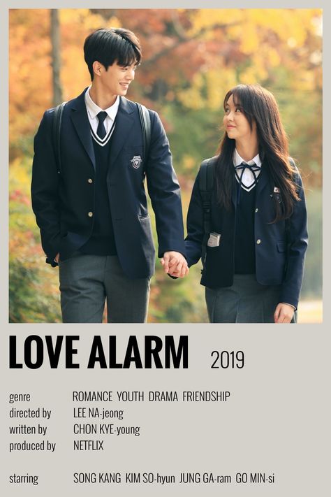 minimalist kdrama poster-Love Alarm. No reposting or I'll off you Love Alarm, K Drama, Kdrama, Drama