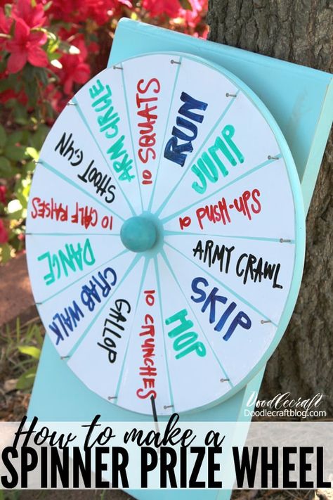 Diy Spinner, Spinners Diy, Pool Noodle Crafts, Prize Wheel, Diy Carnival, School Carnival, Summer Fun For Kids, Diy Event, Carnival Themes