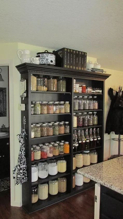 Stand Alone Kitchen Pantry, Top Kitchen Trends, Open Pantry, Mason Jar Storage, Interior Design Minimalist, Kabinet Dapur, Kitchen Pantry Design, Diy Kitchen Storage, Kitchen Concepts