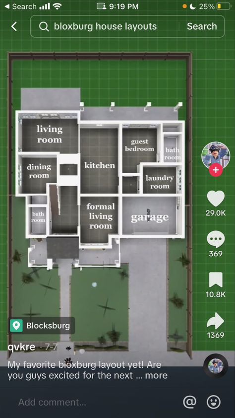 Bloxburg One Level House Layout, Bloxburg House Layouts 90k, Bloxburg Soft House Layout, Bloxburg House Farmhouse Layout, Bloxburg House Ideas Suburban Layout, Bloxburg House Floor Plan Mansion, How To Build House In Bloxburg, 2 Story Floor Plans Bloxburg, Lay Out Bloxburg