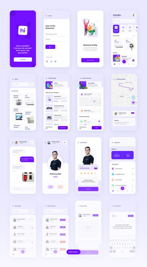 Mobile Ui Patterns, Social App Design, Dashboard Mobile, Social Service, Modern Design Trends, Ui Ux App, Desain Ui, Mobile App Design Inspiration, Simple Mobile