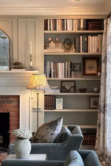 Living room🤍  #LTKhome English Country Living Room, Sustainable Living Room, Spring Living Room, Cottage Interiors, Country Living Room, Living Room Collections, Family Room Design, Dream House Interior, Contemporary Home Decor