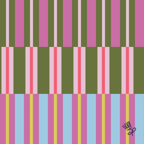 Summer stripes in a rainbow of bright hues are perfect for your warm weather style. From Tiny Summer, a collection of shimmering patterns, favorite pastimes, and coastal treats. Shop now https://www.spoonflower.com/collections/811079-tiny-summer-by-sue_perry_creative #sueperrycreative #tinysummer #coastalstyle #summerstyle #rainbowfabrics #nurserydecor #awningstripes #surfacepatterndesign #textiledesign #fabricdesign #fabricdesigner #surfacepatterndesigner #spoonflowerartist #spoonflowermakers Rainbow Graphic, Nathalie Du Pasquier, Stripes Pattern Design, Printable Wall Collage, Summer Stripes, Box Patterns, Square Patterns, Color Stripes, Geometric Art