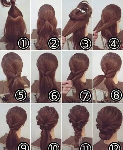 Hairstyles Updo Bridesmaid, Bridesmaid Hair Tutorial, Sanggul Modern, Updo Bridesmaid, Tutorial Hair, Up Dos, Hair Upstyles, Hair Braid Videos, Hairstyles Updo