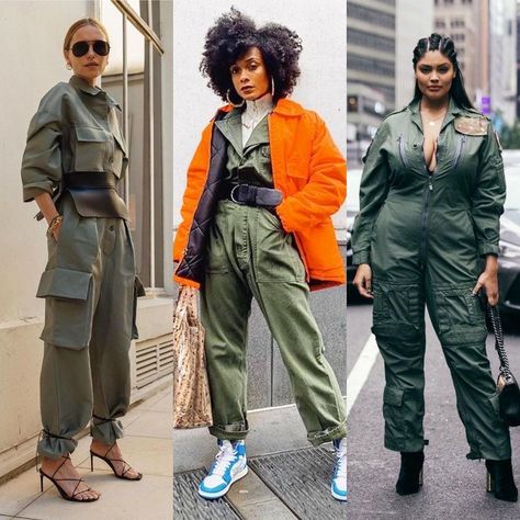 Boiler Suit Outfit, Basket Jordan, Suit With Jacket, Boiler Suit, Suit Style, Army Green, Jordan, Bomber Jacket, Fashion Outfits