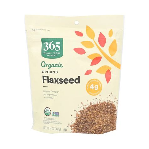 Organic Flaxseed, Ground at Whole Foods Market Flax Egg Recipe, High Carb Fruits, Whole Food Diet, Cooking Oils, Flaxseed, Dried Beans, Whole Foods Market, Fresh Fruits And Vegetables, Food Staples